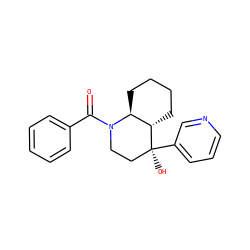 O=C(c1ccccc1)N1CC[C@](O)(c2cccnc2)[C@H]2CCCC[C@@H]21 ZINC000071296370