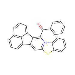 O=C(c1ccccc1)c1c2c(cc3sc4ccccc4[n+]13)-c1cccc3cccc-2c13 ZINC000004671214