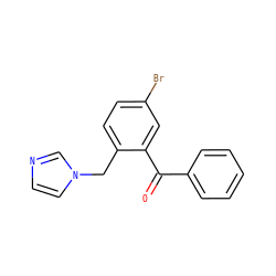 O=C(c1ccccc1)c1cc(Br)ccc1Cn1ccnc1 ZINC000028709497
