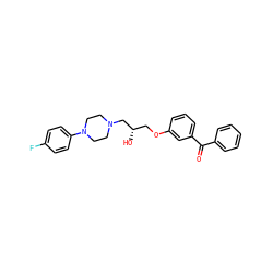 O=C(c1ccccc1)c1cccc(OC[C@H](O)CN2CCN(c3ccc(F)cc3)CC2)c1 ZINC000084689795