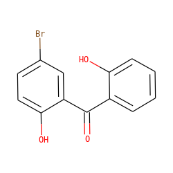 O=C(c1ccccc1O)c1cc(Br)ccc1O ZINC000299839042