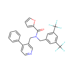 O=C(c1ccco1)N(Cc1cc(C(F)(F)F)cc(C(F)(F)F)c1)Cc1cnccc1-c1ccccc1 ZINC000096285092