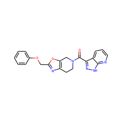 O=C(c1n[nH]c2ncccc12)N1CCc2nc(COc3ccccc3)oc2C1 ZINC000113252433