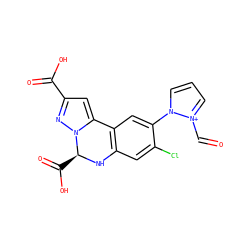 O=C[n+]1cccn1-c1cc2c(cc1Cl)N[C@@H](C(=O)O)n1nc(C(=O)O)cc1-2 ZINC000027327864