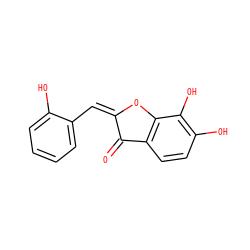 O=C1/C(=C\c2ccccc2O)Oc2c1ccc(O)c2O ZINC000027417823