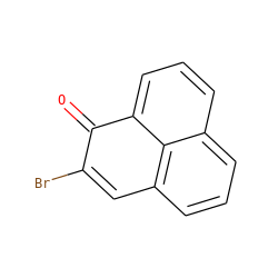 O=C1C(Br)=Cc2cccc3cccc1c23 ZINC000001744953