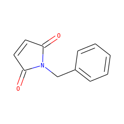 O=C1C=CC(=O)N1Cc1ccccc1 ZINC000000096688