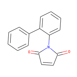 O=C1C=CC(=O)N1c1ccccc1-c1ccccc1 ZINC000005604543