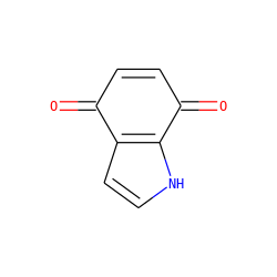 O=C1C=CC(=O)c2[nH]ccc21 ZINC000006091591