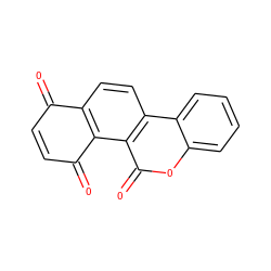 O=C1C=CC(=O)c2c1ccc1c2c(=O)oc2ccccc21 ZINC000205587786
