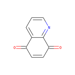 O=C1C=CC(=O)c2ncccc21 ZINC000001648910