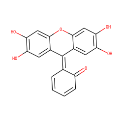 O=C1C=CC=CC1=C1c2cc(O)c(O)cc2Oc2cc(O)c(O)cc21 ZINC000013597410