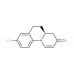 O=C1C=CN2c3ccc(Cl)cc3CC[C@H]2C1 ZINC000000022623