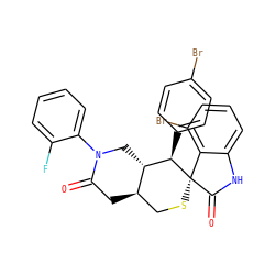 O=C1C[C@@H]2CS[C@]3(C(=O)Nc4cccc(Br)c43)[C@H](c3ccc(Br)cc3)[C@H]2CN1c1ccccc1F ZINC001772626094