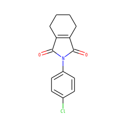 O=C1C2=C(CCCC2)C(=O)N1c1ccc(Cl)cc1 ZINC000006092990
