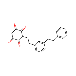 O=C1CC(=O)C(=O)C(CCc2cccc(CCc3ccccc3)c2)C1=O ZINC000014951902
