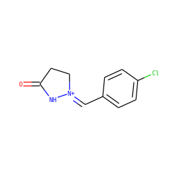 O=C1CC/[N+](=C\c2ccc(Cl)cc2)N1 ZINC000005252520