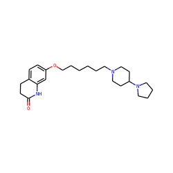 O=C1CCc2ccc(OCCCCCCN3CCC(N4CCCC4)CC3)cc2N1 ZINC001772646349