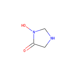 O=C1CNCN1O ZINC000013911229