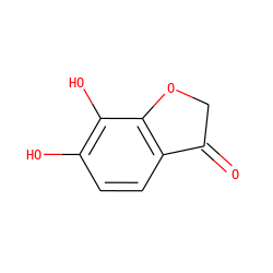 O=C1COc2c1ccc(O)c2O ZINC000001670007