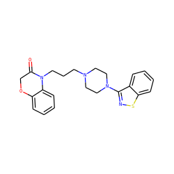 O=C1COc2ccccc2N1CCCN1CCN(c2nsc3ccccc23)CC1 ZINC001772612776