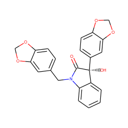 O=C1N(Cc2ccc3c(c2)OCO3)c2ccccc2[C@]1(O)c1ccc2c(c1)OCO2 ZINC000071341327
