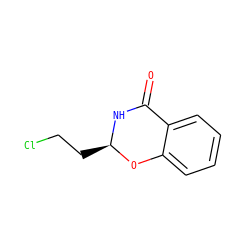 O=C1N[C@H](CCCl)Oc2ccccc21 ZINC000000000138