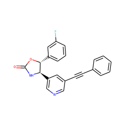 O=C1N[C@H](c2cncc(C#Cc3ccccc3)c2)[C@@H](c2cccc(F)c2)O1 ZINC000166800943