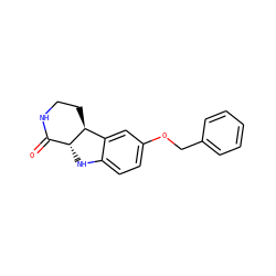 O=C1NCC[C@H]2c3cc(OCc4ccccc4)ccc3N[C@H]12 ZINC000028820143