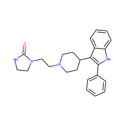 O=C1NCCN1CCN1CCC(c2c(-c3ccccc3)[nH]c3ccccc23)CC1 ZINC000026644338
