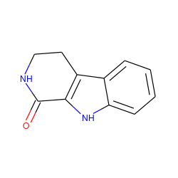 O=C1NCCc2c1[nH]c1ccccc21 ZINC000000054469