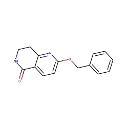 O=C1NCCc2nc(OCc3ccccc3)ccc21 ZINC000169329474