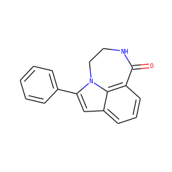 O=C1NCCn2c(-c3ccccc3)cc3cccc1c32 ZINC000003832199