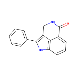 O=C1NCc2c(-c3ccccc3)[nH]c3cccc1c23 ZINC000013491969