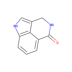 O=C1NCc2c[nH]c3cccc1c23 ZINC000013491968