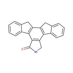 O=C1NCc2c1c1c(c3c2-c2ccccc2C3)Cc2ccccc2-1 ZINC000001486937