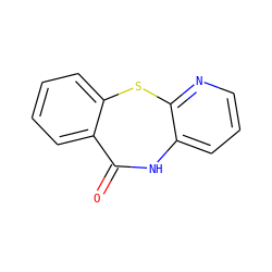 O=C1Nc2cccnc2Sc2ccccc21 ZINC000004035373