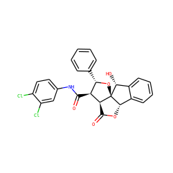 O=C1O[C@H]2c3ccccc3[C@@H](O)[C@]23O[C@@H](c2ccccc2)[C@H](C(=O)Nc2ccc(Cl)c(Cl)c2)[C@H]13 ZINC000003974105
