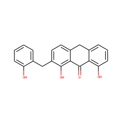 O=C1c2c(O)cccc2Cc2ccc(Cc3ccccc3O)c(O)c21 ZINC000013736927