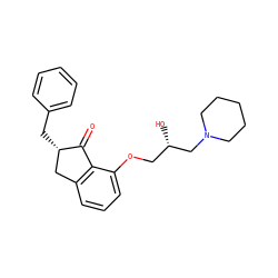 O=C1c2c(cccc2OC[C@H](O)CN2CCCCC2)C[C@@H]1Cc1ccccc1 ZINC000028637041