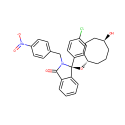 O=C1c2ccccc2[C@@](O[C@H]2CCC[C@H](O)CCC2)(c2ccc(Cl)cc2)N1Cc1ccc([N+](=O)[O-])cc1 ZINC000101405098