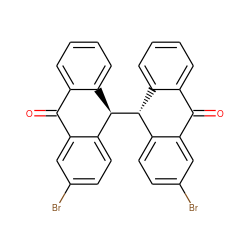 O=C1c2ccccc2[C@@H]([C@@H]2c3ccccc3C(=O)c3cc(Br)ccc32)c2ccc(Br)cc21 ZINC000001580744