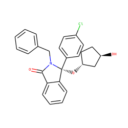 O=C1c2ccccc2[C@](O[C@@H]2CC[C@@H](O)C2)(c2ccc(Cl)cc2)N1Cc1ccccc1 ZINC000013985964