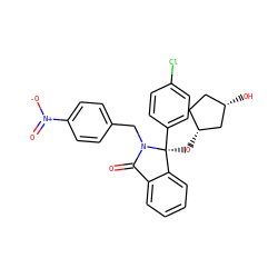 O=C1c2ccccc2[C@](O[C@@H]2CC[C@H](O)C2)(c2ccc(Cl)cc2)N1Cc1ccc([N+](=O)[O-])cc1 ZINC000035880580