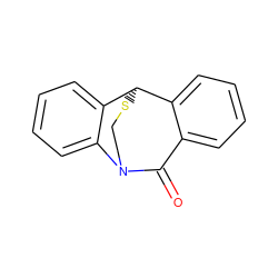O=C1c2ccccc2[C@H]2SCCN1c1ccccc12 ZINC000000005672