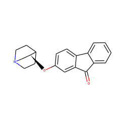O=C1c2ccccc2-c2ccc(O[C@H]3CN4CCC3CC4)cc21 ZINC000082150089