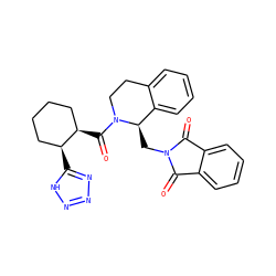O=C1c2ccccc2C(=O)N1C[C@@H]1c2ccccc2CCN1C(=O)[C@@H]1CCCC[C@@H]1c1nnn[nH]1 ZINC000098208040