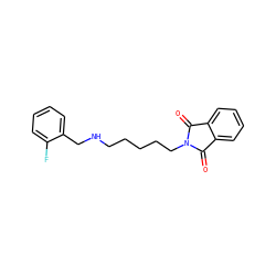 O=C1c2ccccc2C(=O)N1CCCCCNCc1ccccc1F ZINC000299866464
