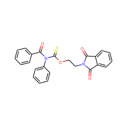 O=C1c2ccccc2C(=O)N1CCOC(=S)N(C(=O)c1ccccc1)c1ccccc1 ZINC000003648380