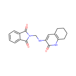 O=C1c2ccccc2C(=O)N1CNc1cc2c([nH]c1=O)CCCC2 ZINC000005974844